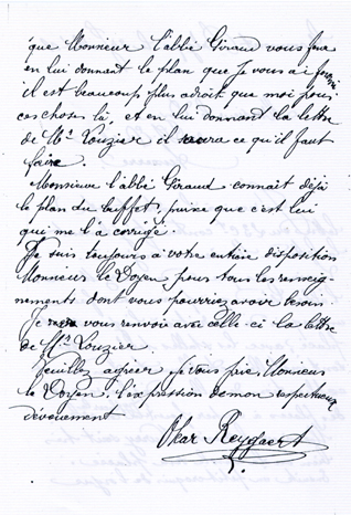 24 juillet 1909 verso